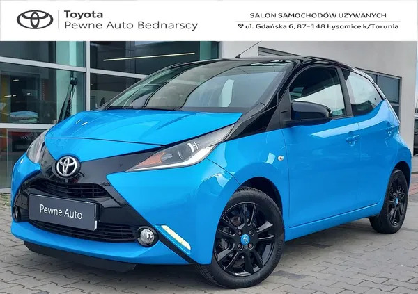 kujawsko-pomorskie Toyota Aygo cena 39900 przebieg: 56551, rok produkcji 2015 z Mława